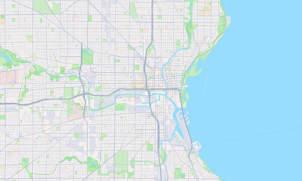 Milwaukee Wisconsin map