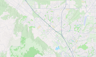 Fototapeta premium Murrieta California map