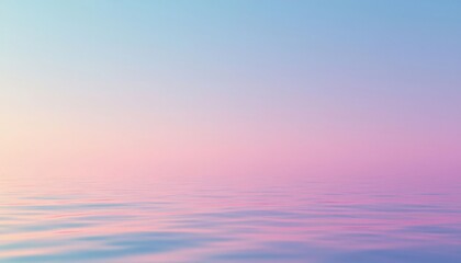 Minimal pastel sea horizon