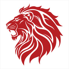 Tiger head vector logo art illustration 