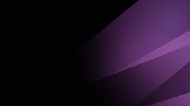 Abstract dark purple geometric background with dynamic diagonal lines and gradient shading, ideal for modern presentations, digital marketing, and website banners