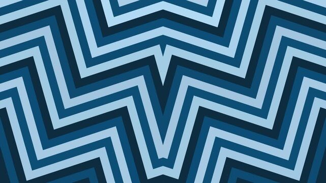Abstract blue zigzag lines seamless geometric pattern background