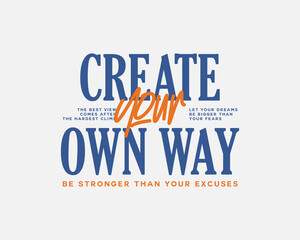 Aesthetic quotes typography Modern streetwear  graphic tee design templates © Spacelabs