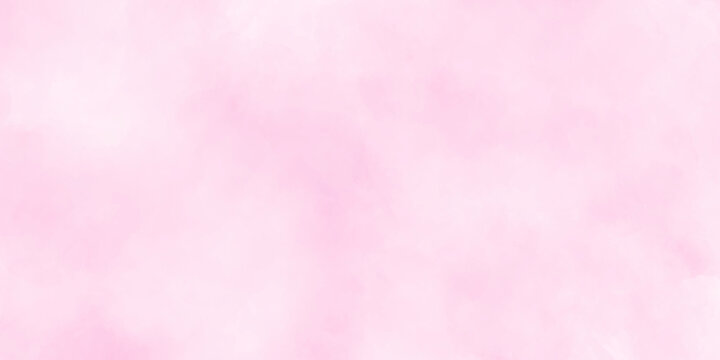 Watercolor cloud texture. abstract soft pink and light white watercolor splash stroke background, bright multicolor hand drawn illustration.