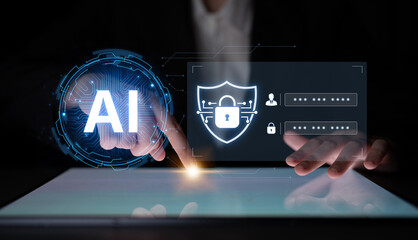 AI cybersecurity safeguards systems with encryption, access control, and AI secure data flow....