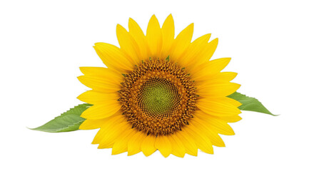 Fototapeta premium Sunflower Flower Isolated on a white Background