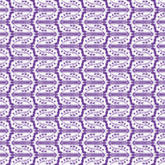Abstract Purple Botanical Ikat Seamless Pattern © Horcruxasone