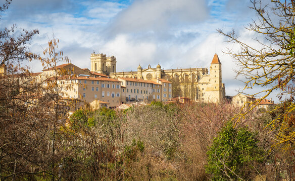 Cathedral and Armagnac tower in Auch - France