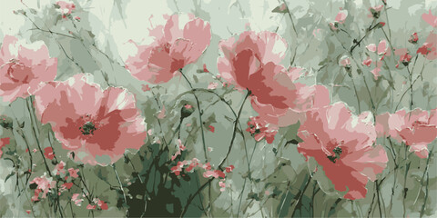 Delicate pink magnolia blossoms on branch © DARK TRUST