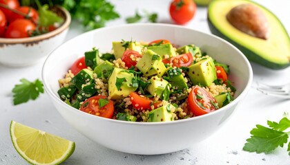 Quinoasalat mit Avocado