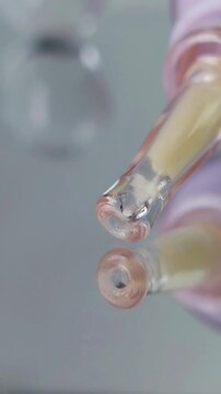 Yellow beauty cream that comes out from the tip of the product.
