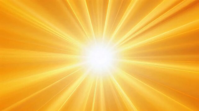 Radiant yellow light burst