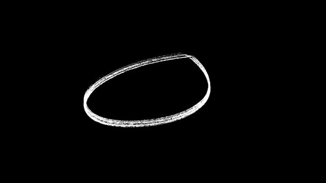 circle round animation, Circle marker with drawing effect, highlighter, design elements, ink brush