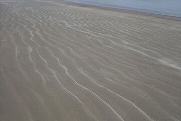 Obraz premium wave patterns on sand