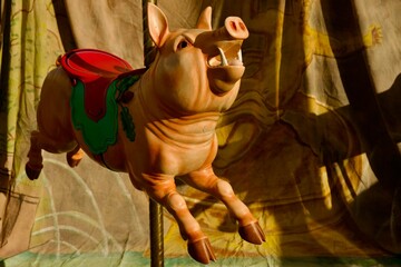 farm animal carnival themed ride