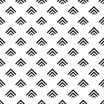 Geometry prints. Graphic lattice. Abstract geometric seamless pattern. Repeating shweshwe black white isolation on white background. Repeated southwest design. Vector patern. Sashiko illustration.