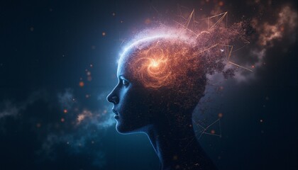 Fototapeta premium Cosmic Mind Unveiled