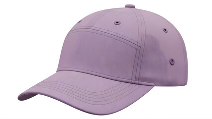 Fototapeta premium A purple baseball cap on transparent background