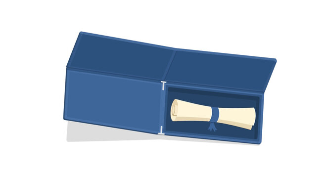 Blue Box with Earplugs Inside.