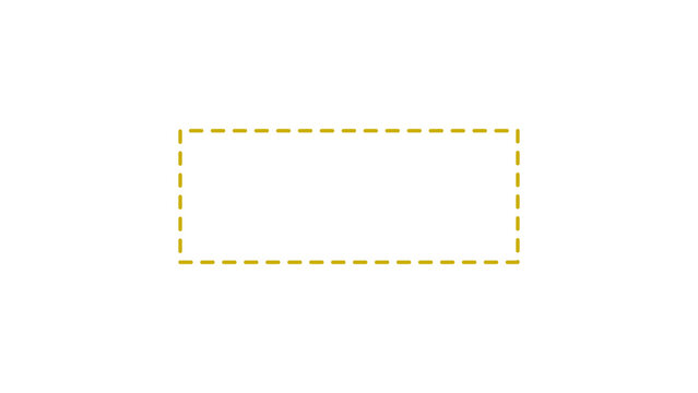 Dotted line rectangle frame icon on transparent background. ,selection box outline, border frame dotted line icon isolated on transperent screen