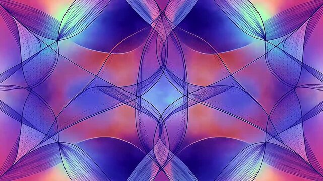 Kinetic Tessellation Shape Shifting Seamless Abstract Background Loop