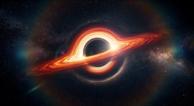 Wide Shot of Black Hole