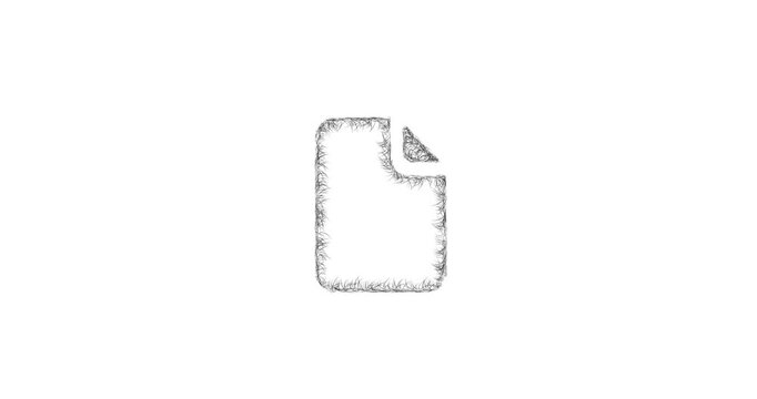 Sketch file icon animation - smooth progressive reveal