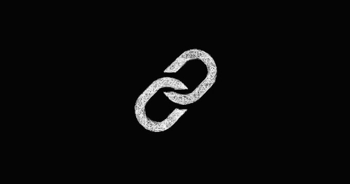 Sketch link icon animation - smooth progressive reveal