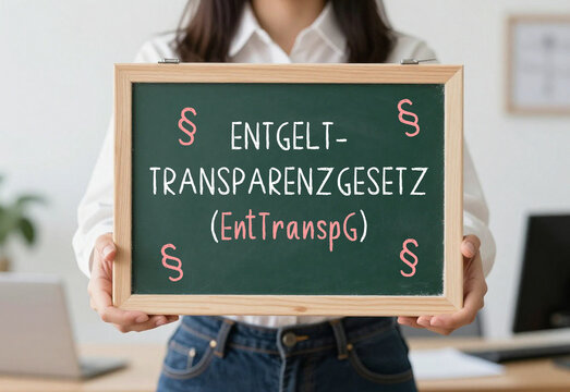 Das Entgelttransparenzgesetz (EntTranspG), Kreidetafel