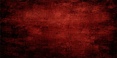 Obraz premium Grunge red textured background with vintage dirty stripes and rough aged wall design