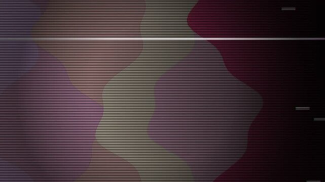 Distorted Video Signal with Static Noise.