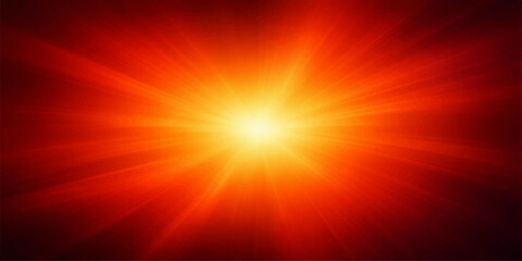 Obraz premium Abstract red vector background with bright sun rays and glowing fire burst energy