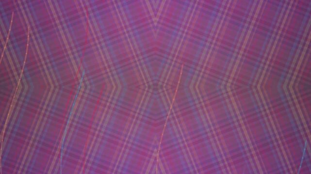 Purple Plaid Fabric Texture Background.
