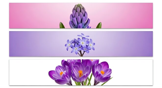 Beautiful purple flowers celebrating mother's day with love and appreciation