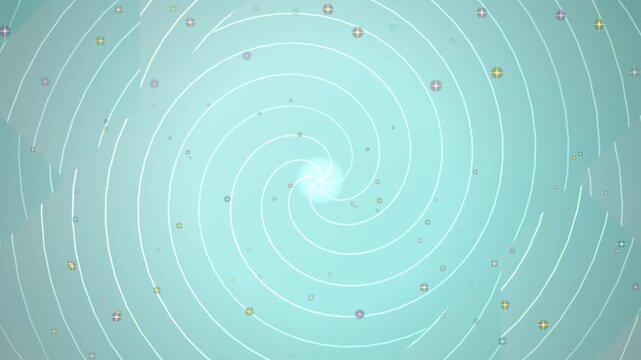 Abstract Spiral Patterns in Pastel Colors.