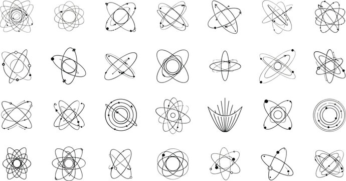 Collection of atomic structure diagrams for scientific use