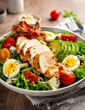 Amerikanischer Cobb Salad mit H&auml;hnchen