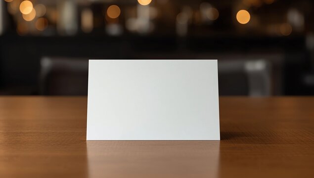 Stand Mock up Menu frame 