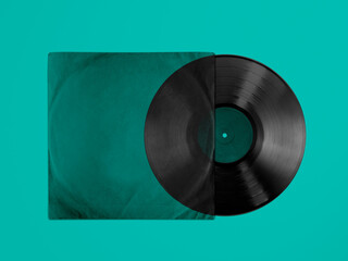 vynil vinyl record play music vintage. vinyl record grooves. colorful background.