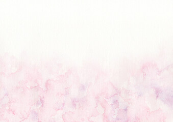 Fototapeta premium Soft pink and Purple watercolor marble background with bottom gradient, soft abstract wash texture with copy space-300dpi-