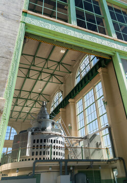 USA, WA, Olympic Penninsula.  Cushman Number 2 Power Station.  Built in 1930, its three 27,000 kilowatt generators provide 233 million kilowatt-hours annually to the Tacoma Power system