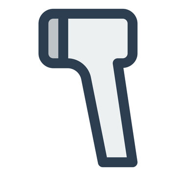 thermometer gun icon