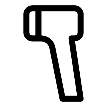 thermometer gun icon