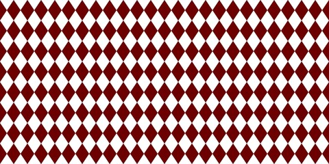 Seamless dark mahogany argyle pattern. Deep reddish-brown diamond background for traditional menswear and rustic furniture upholstery prints.