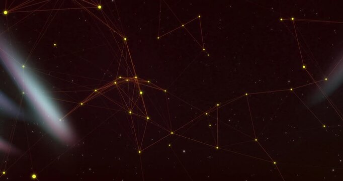 Auroral pulse initiating, star clusters pulsing and filaments connecting to map cosmic network