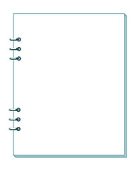シンプルなメモ帳の背景素材