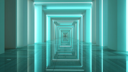 Obraz premium Abstract Light Tunnel Background