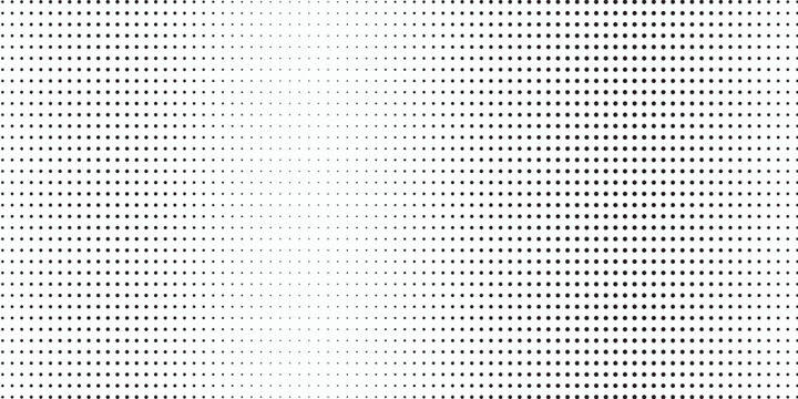 Dot grid pattern. Abstract halftone black dotted background, vintage retro filter