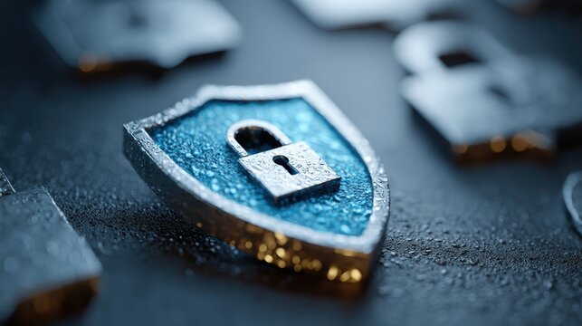 Cyber Security Shield: Digital Data Protection & Privacy Lock, Cybersecurity