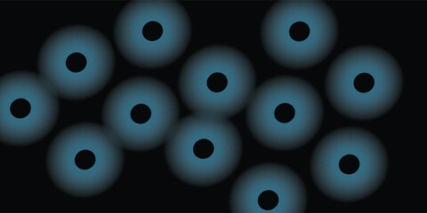 Fototapeta premium Blue abstract background with glowing circles. Swirl circular lines pattern. Geometric spiral. Twirl element. Modern graphic desi